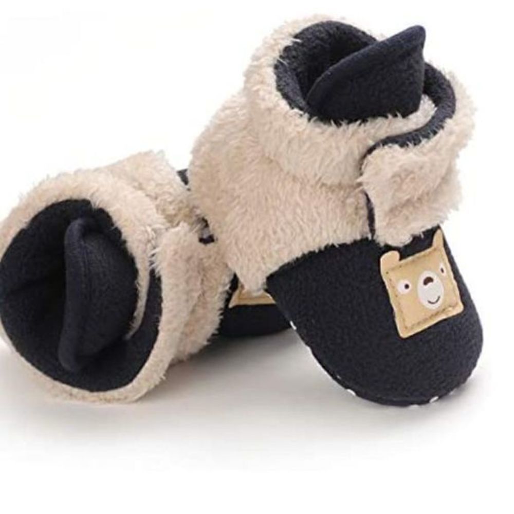 𝅺Baby Cozy Slip-on Slippers  Dark Blue